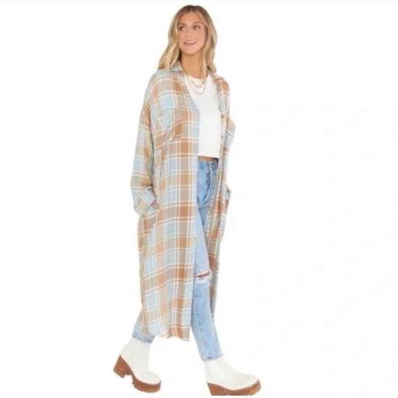 SHOW ME YOUR MUMU LEO BUTTON DOWN TUNIC - Picture 2 of 16